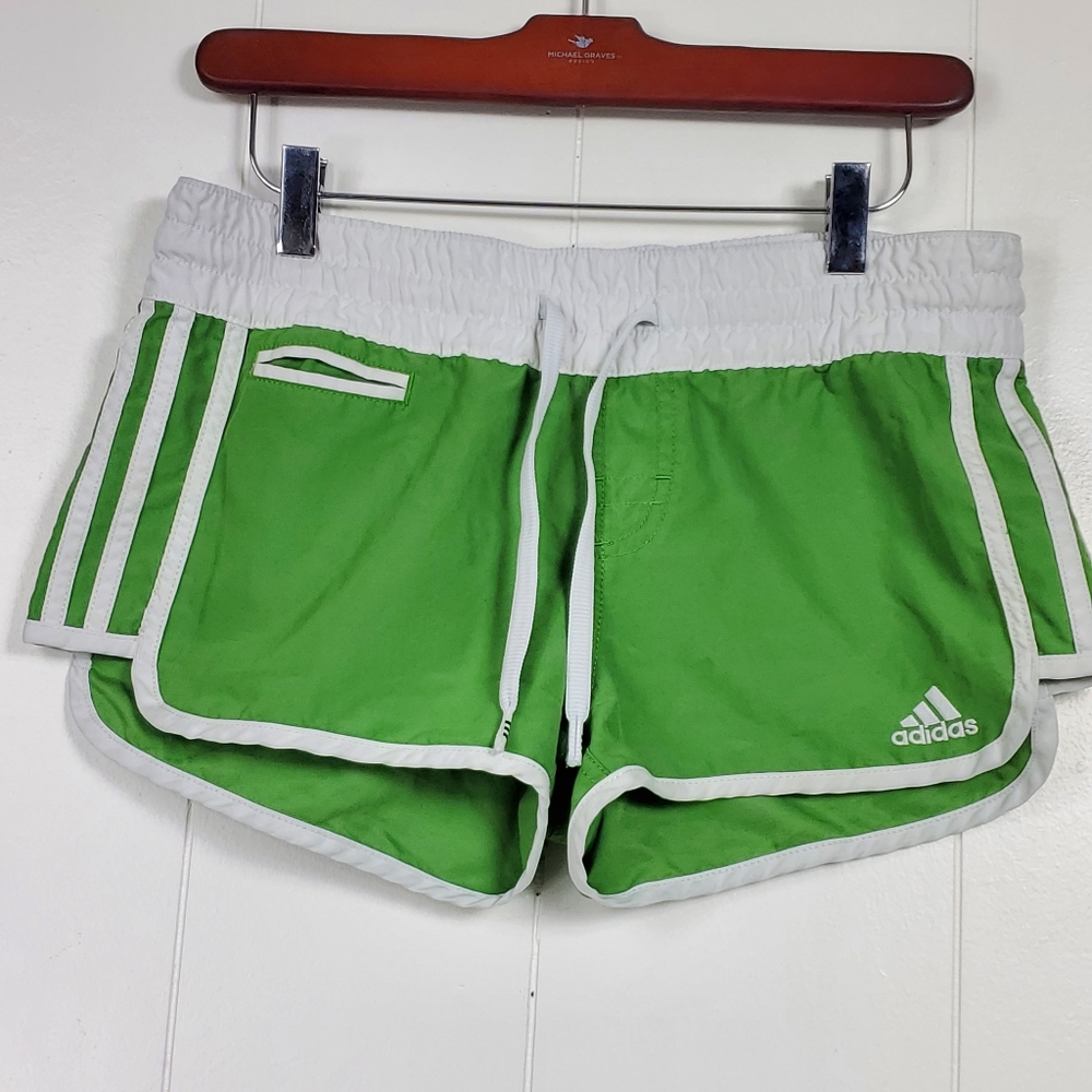 Adidas athletic workout yoga exercise shorts